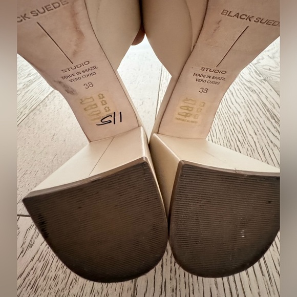 BLACK SUEDE STUDIO Tyler Platform Slide Sandal (38 Women) - Picture 8 of 10